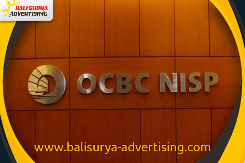 Letter Timbul  Bank OCBC NISP