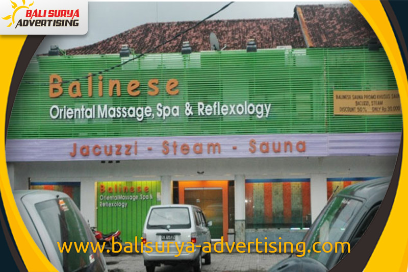 ShopSign Branding Balinese SPA