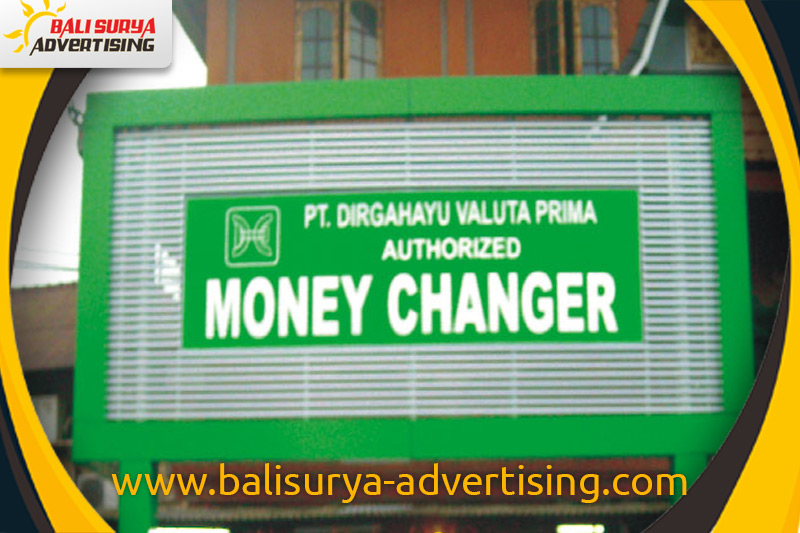 Shop Branding Dirgahayu Money Changer