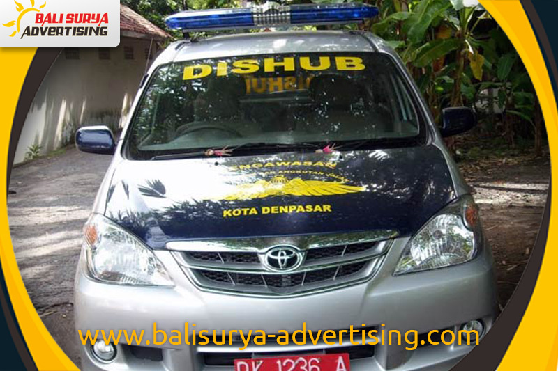 Branding Mobil Dinas Perhubungan