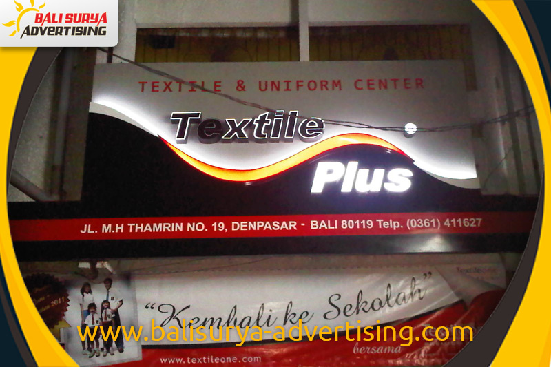 Letter Timbul Textile Plus